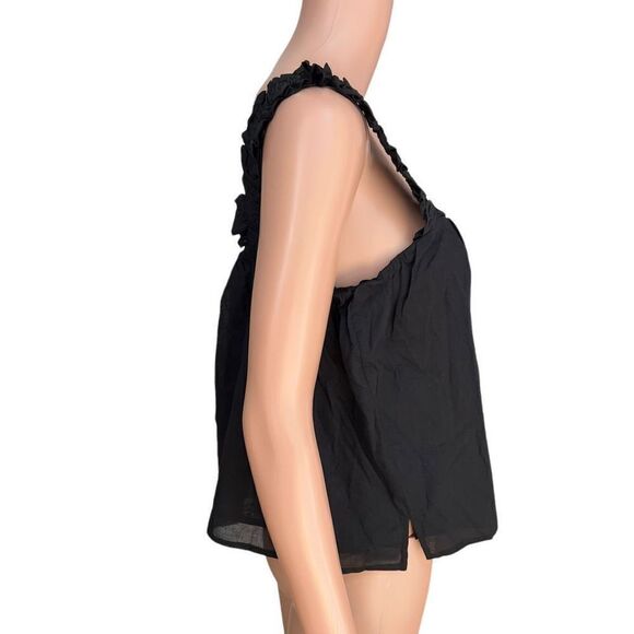 Treasure & Bond Ruffle Strap Cotton Tank Top blouse size L NWOT - Picture 4 of 9